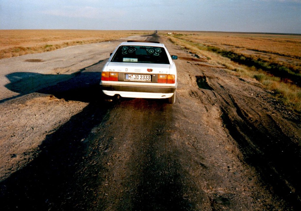 Fernstraße in Kasachstan 1998