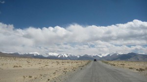 Sicherheitszaun an der Grenze zu China.